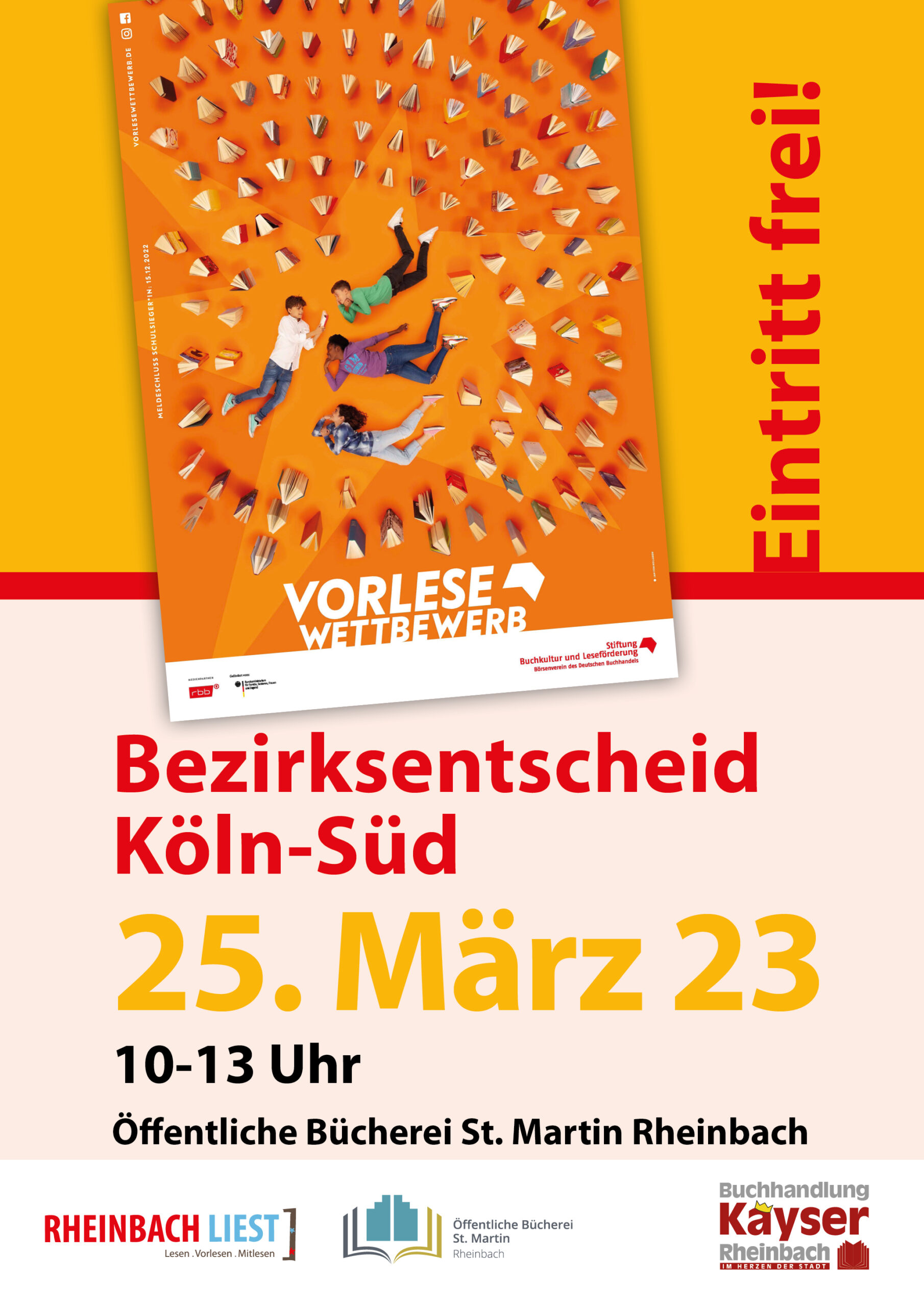 Bezirksentscheid - Bundesweite Vorlesewettbewerb
