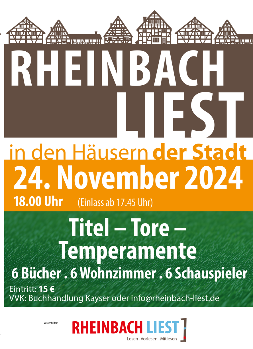 10. RHEINBACH LIEST in den Häusern der Stadt